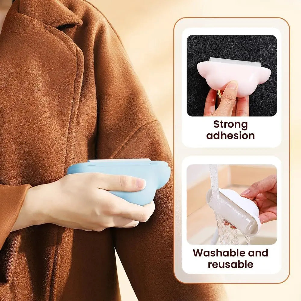 Small Lint Roller Travel Size, 2026 Upgraded Portable Reusable Small Lint Roller Travel Size for Pet Hair Clothes Lints Remover with 150 Sheets Refillable (Blue) Wholesale Hub