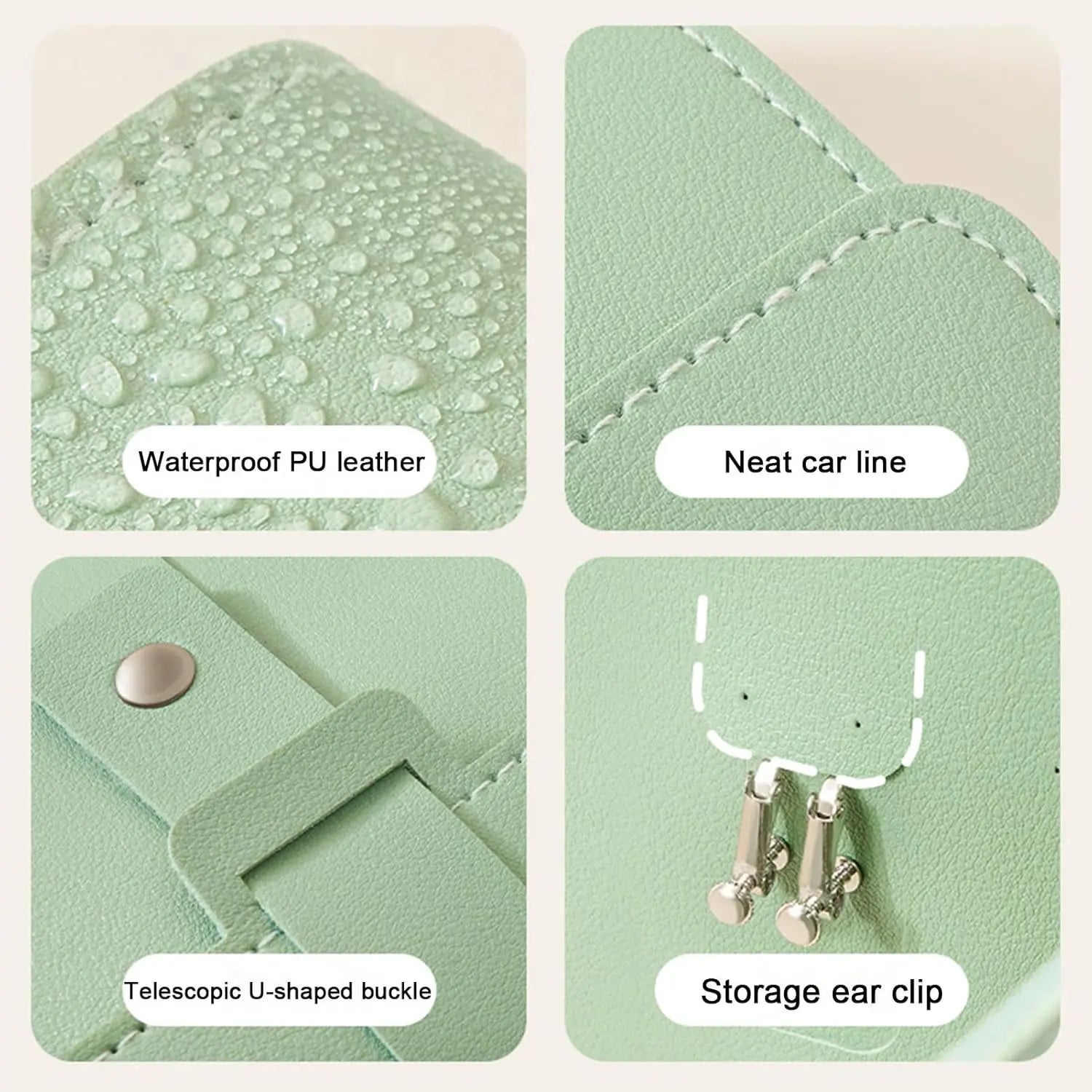 Earring Holder Organizer with Foldable Book Design Jewelry Book Organizer, Portable Pu Leather Travel Earring Case(Green) Wholesale Hub