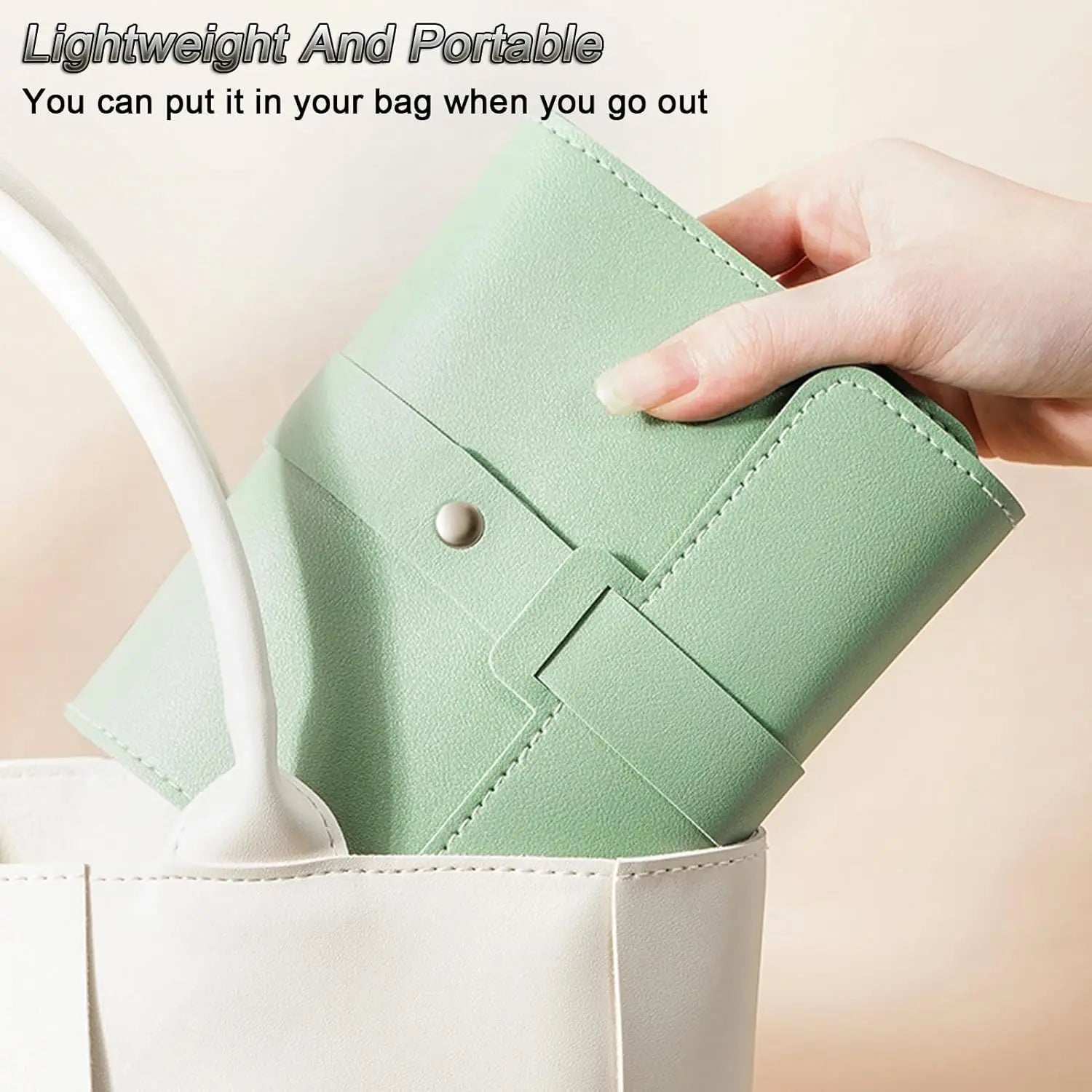 Earring Holder Organizer with Foldable Book Design Jewelry Book Organizer, Portable Pu Leather Travel Earring Case(Green) Wholesale Hub