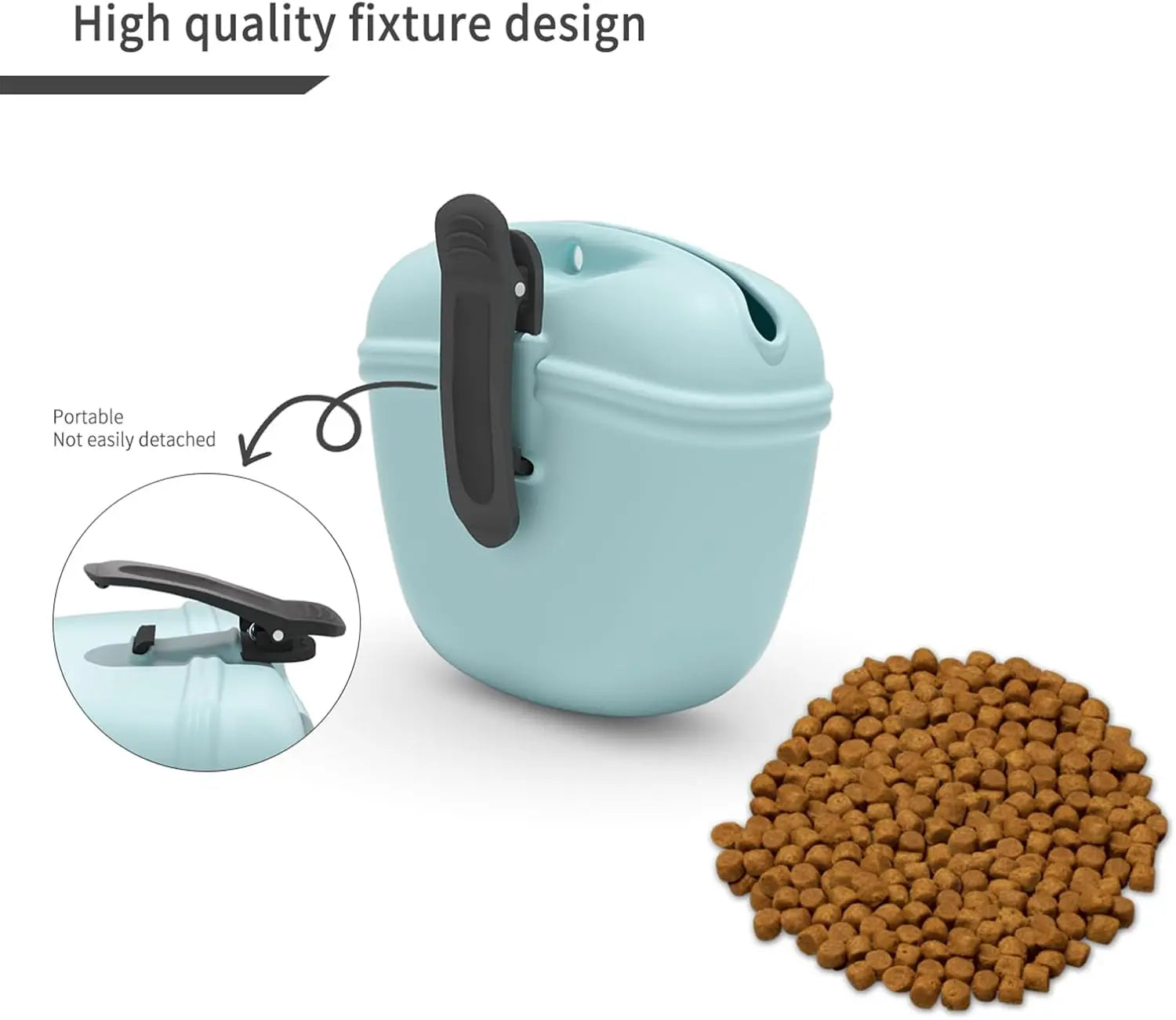 2 Pcs Silicone Dog Treat Pouch,Portable Dog Training Pouch for Treats with Magnetic Closure and Clip,Snacks and Treats to Take Along With Your Dog When Walking(Sky Blue + Light Green) Wholesale Hub