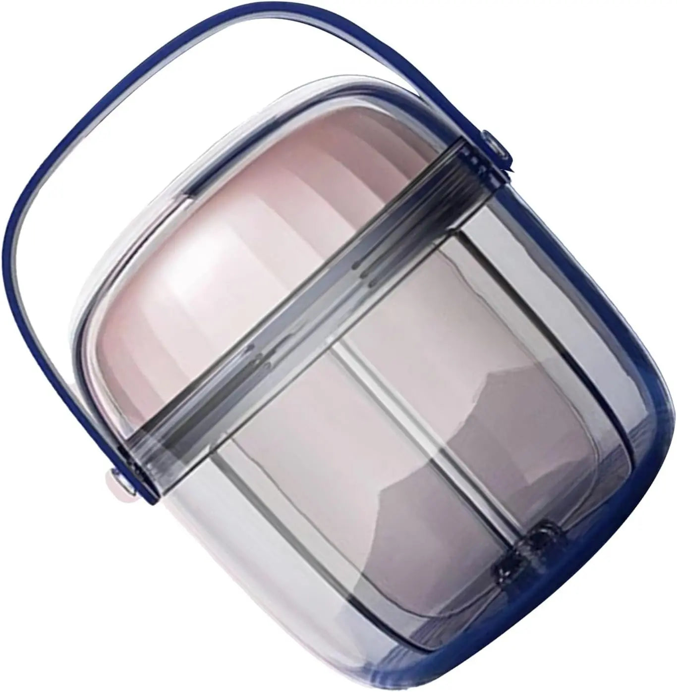 Portable Rotating Organizer Box - 7 Compartment PC Material for, Travel Storage, Design Wholesale Hub