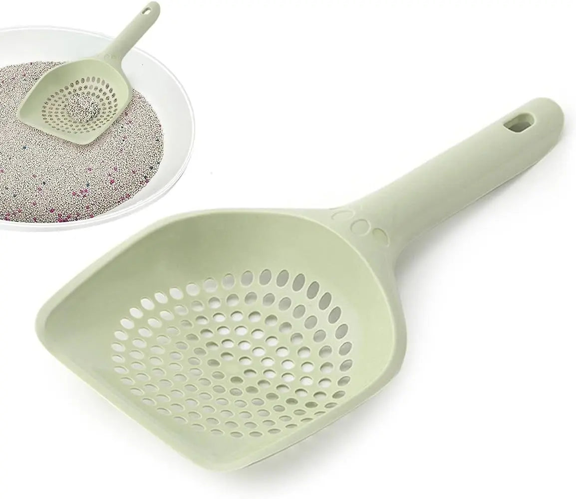 Cat Litter Scoop, Kitten Pooper Lifter, Non Stick Sifter Poop Cleaner Corner Shovel,Cat Feces Scoop, Cat Cleaning Supplies, A Variety Of Colors Available, Durable And Reliable (B) Wholesale Hub