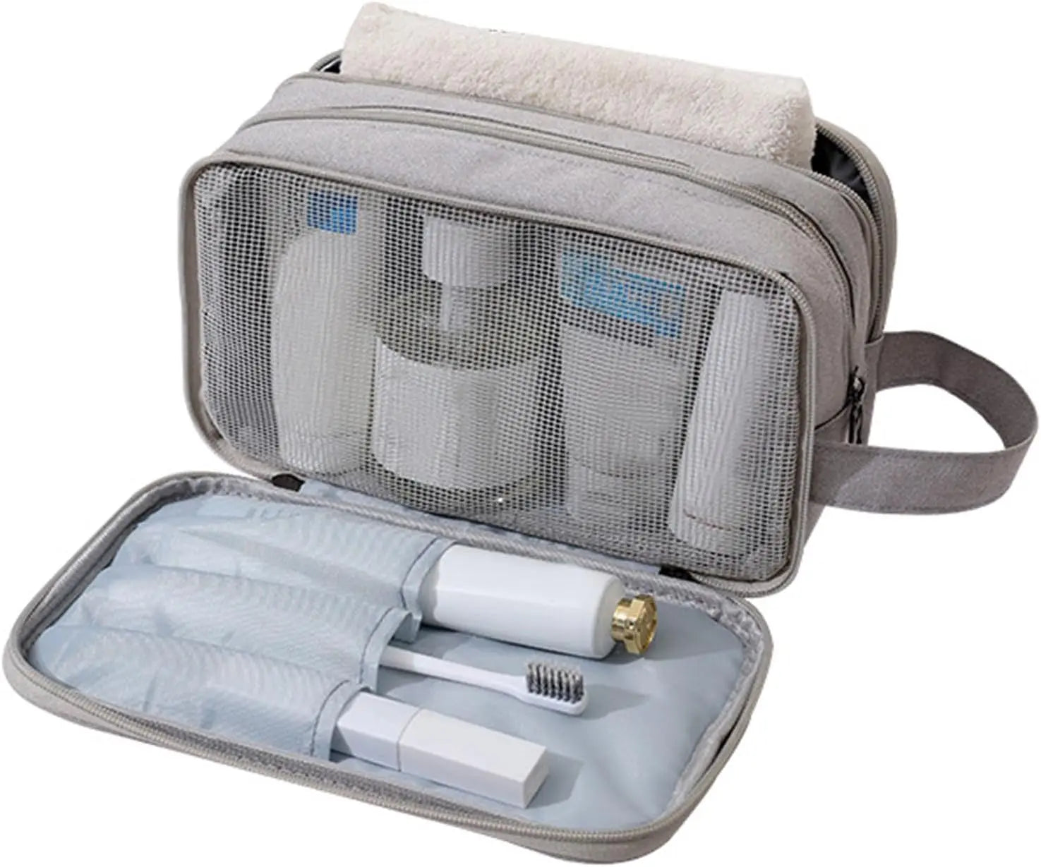 Travel Toiletry Bag, Large Capacity Pouch Storage Portable Organizer Handheld Bag Wholesale Hub