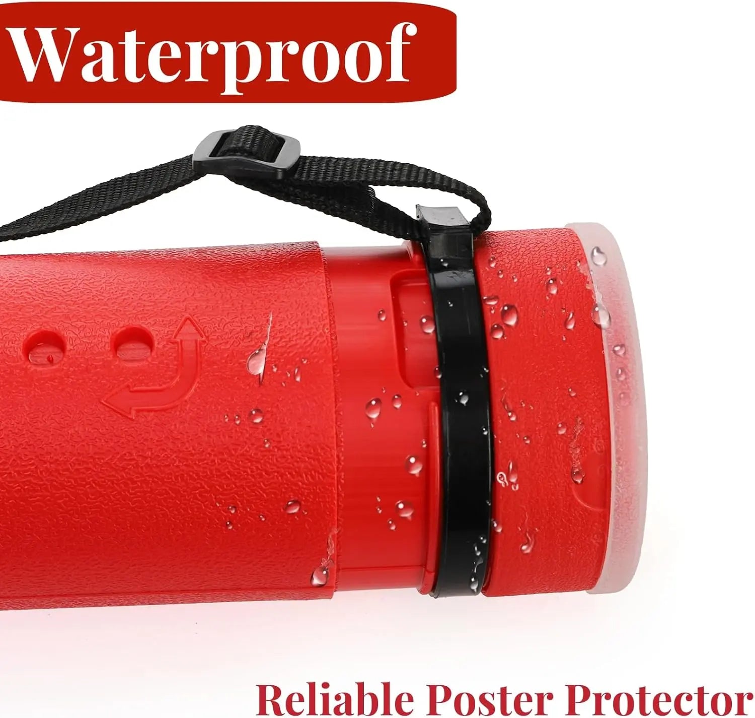 3 Packs Extendable Poster Tube, 25" to 42.5" Waterproof Blueprint Holder with Strap, Portable Telescoping Carrying Case Lid for Maps, Art and Drawings, Round Storage Container Document Wholesale Hub