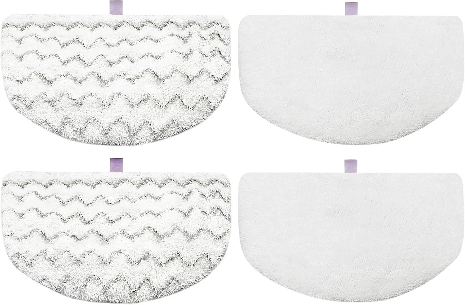 4 Pack Steam Mop Pads Replacement or Bissell Powerresh Steam Mop 1940 1440 1544 1806 2075 Series, Model 5938 19402 19404 19408 19409 1940A 1940 1940Q 1940T 1940W, Microiber Washable, Reusable Wholesale Hub