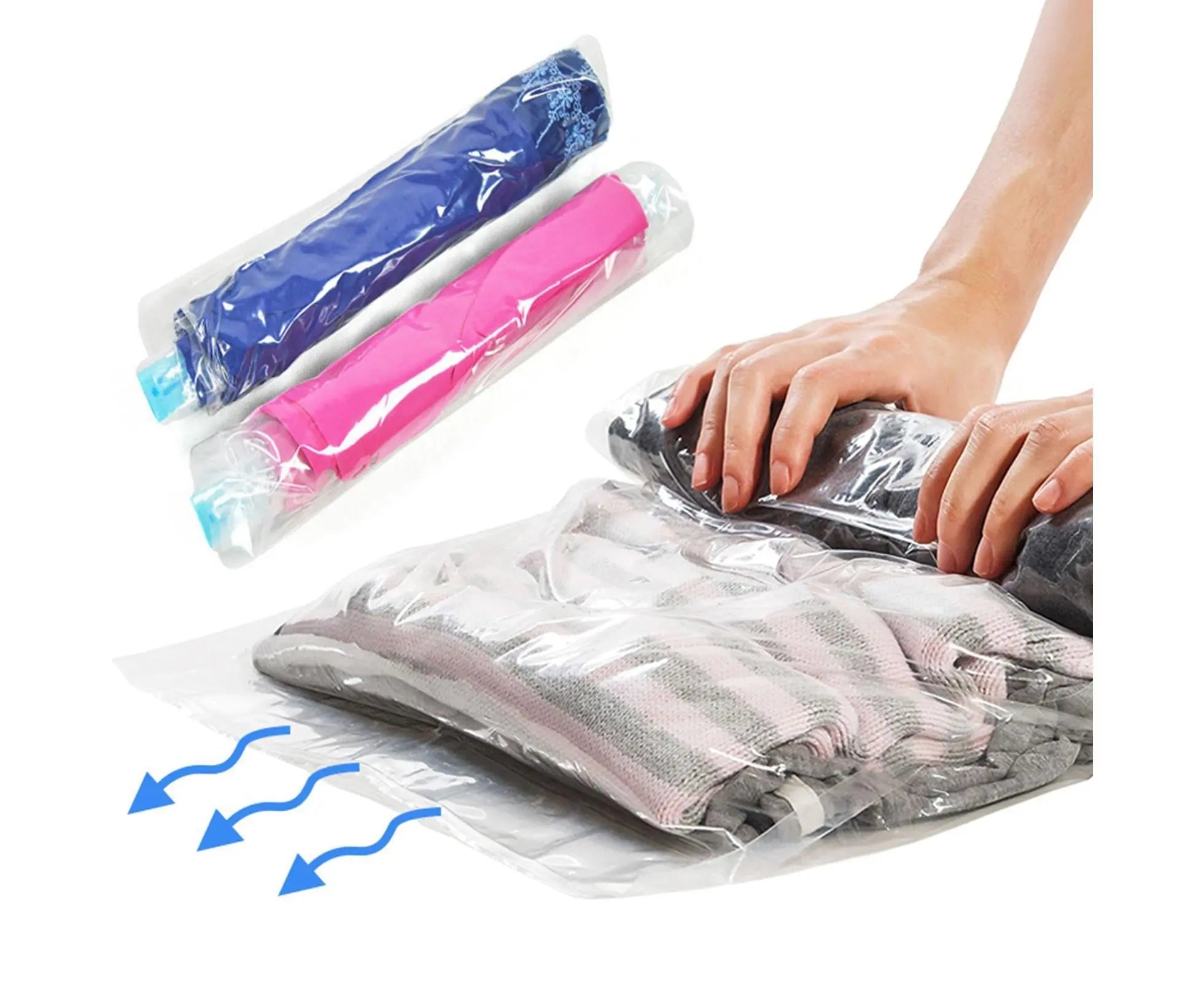 10Travel Compression Bags, Travel Essentials Vacuum Packing Space Saver Bags for Cruise Travel Accessories (10-Travel) Wholesale Hub