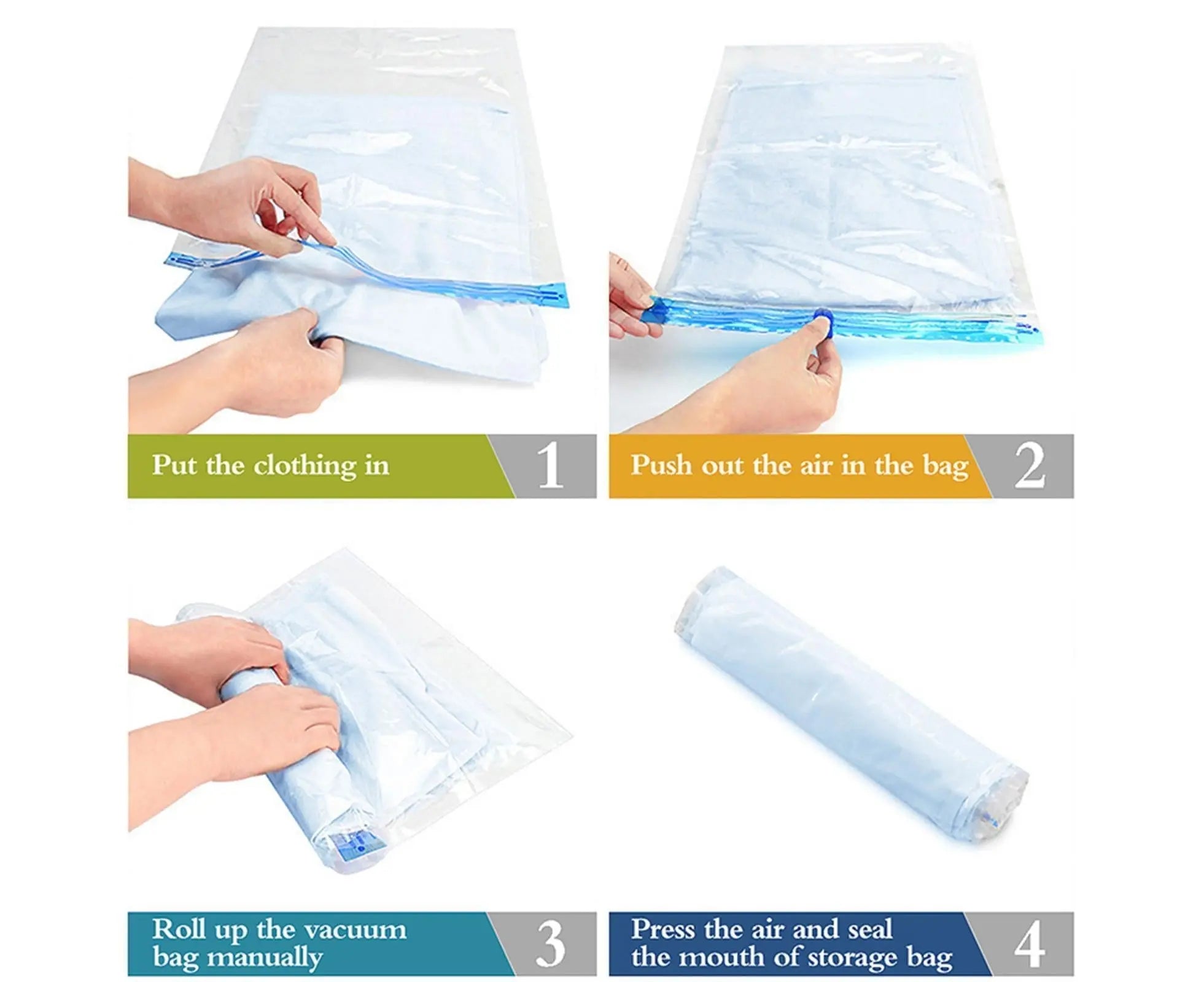 10Travel Compression Bags, Travel Essentials Vacuum Packing Space Saver Bags for Cruise Travel Accessories (10-Travel) Wholesale Hub