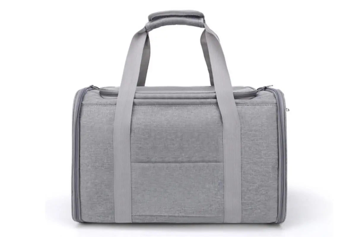 Portable Travel Bag Soft Crate Cage Cat Bag Animal Carriers for Pets -Grey Wholesale Hub