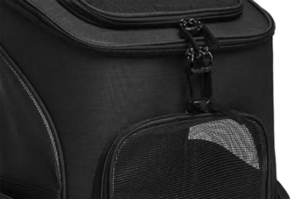 Expandable Large Cat Backpack Carrier for Small Pets - Black Wholesale Hub