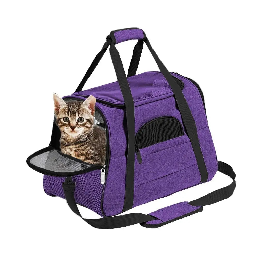 Cat Pet Carrier Travel Carrier Pet Bag for Small Medium Cats Pink Wholesale Hub