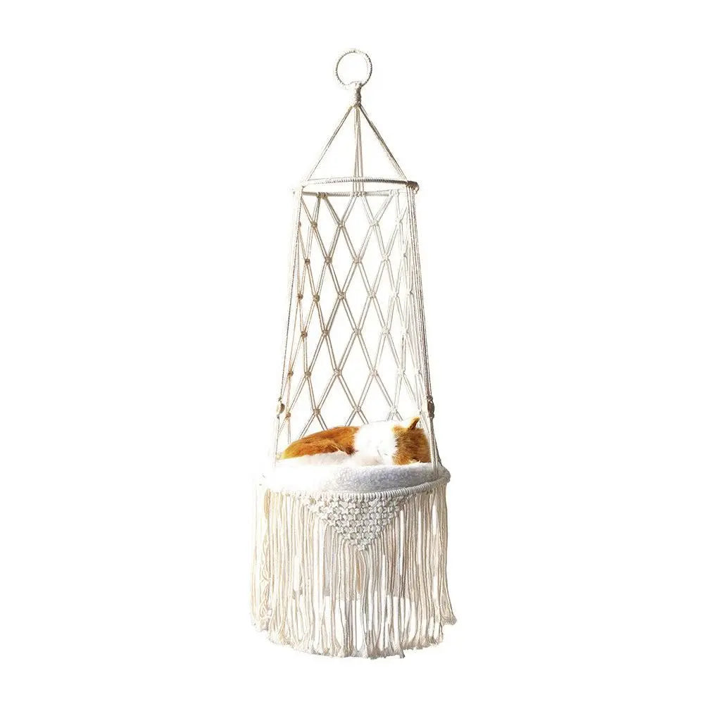 Pet Hammock Hanging Cat Bed Aerial Kitten Bed Sunny Window Seat Nest - L Wholesale Hub