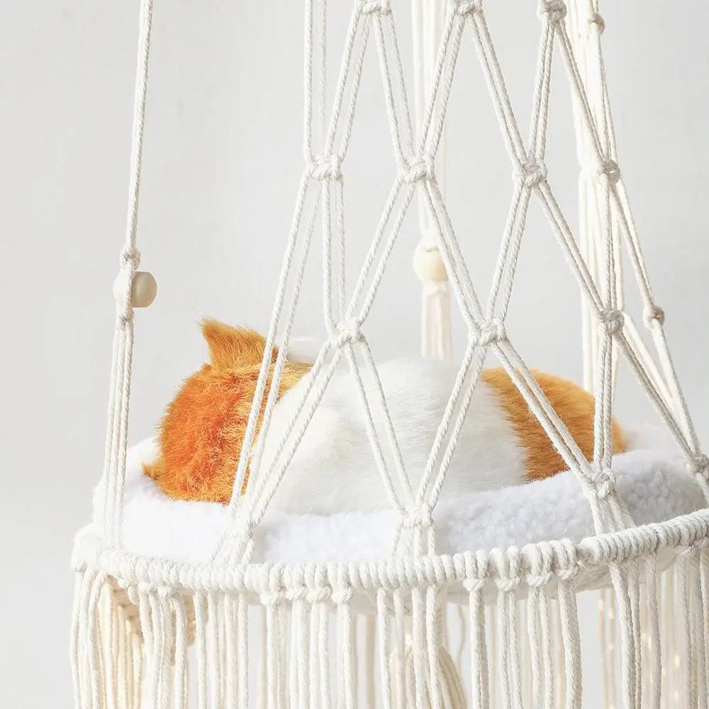 Pet Hammock Hanging Cat Bed Aerial Kitten Bed Sunny Window Seat Nest - L Wholesale Hub