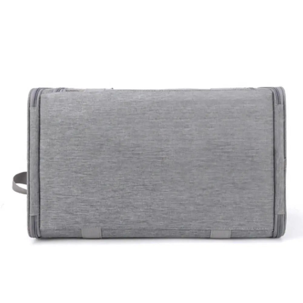 Foldable Travel Pet Carrier Bag Portable Cat Dog Kennel Bag Grey - XL Wholesale Hub
