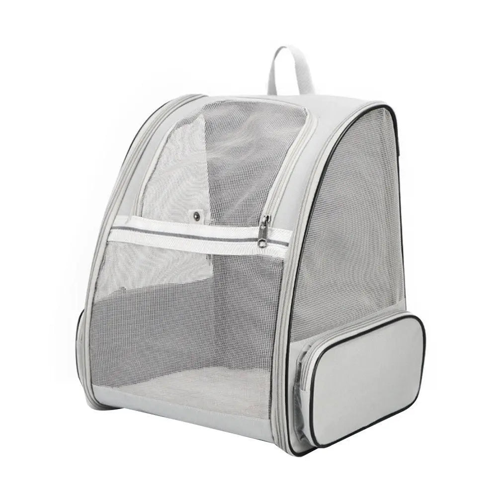 Travel Pet Cat Carrier Backpack Portable Breathable Outdoor Grey Wholesale Hub
