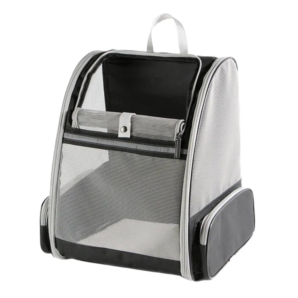 Travel Pet Cat Carrier Backpack Portable Breathable Outdoor Grey Wholesale Hub