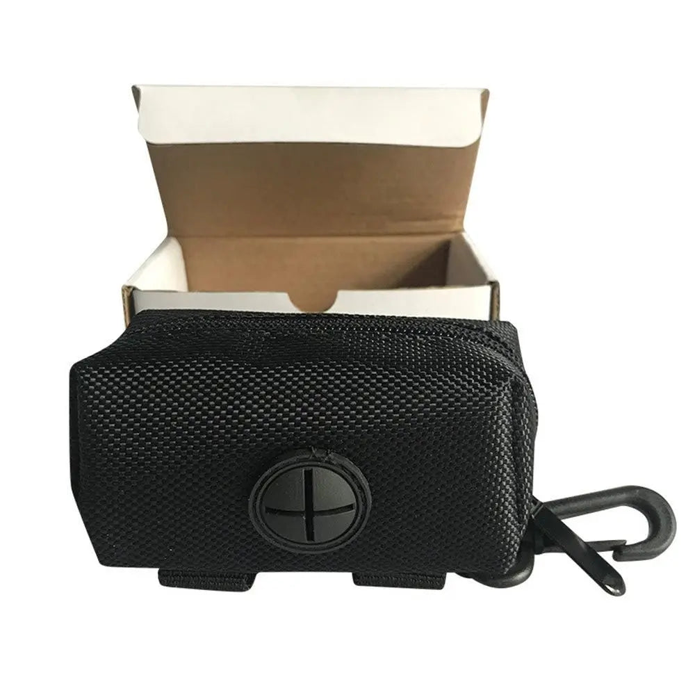 Dog Poop Bag Dispenser Pet Waste Bag Holder for Puppy Walking Cleanup Black Wholesale Hub