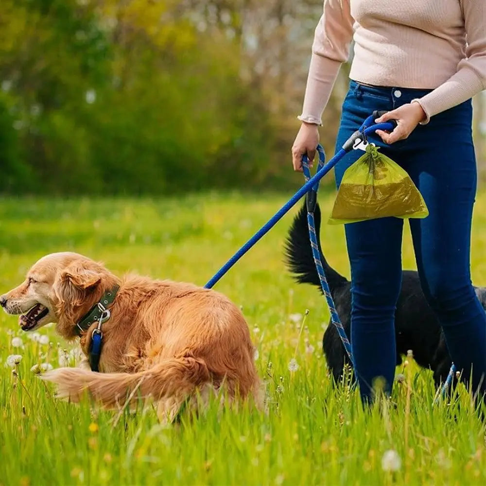 2PCS Metal Dog Poop Bag Holder Clips - Hands-Free Leash Attachment Wholesale Hub