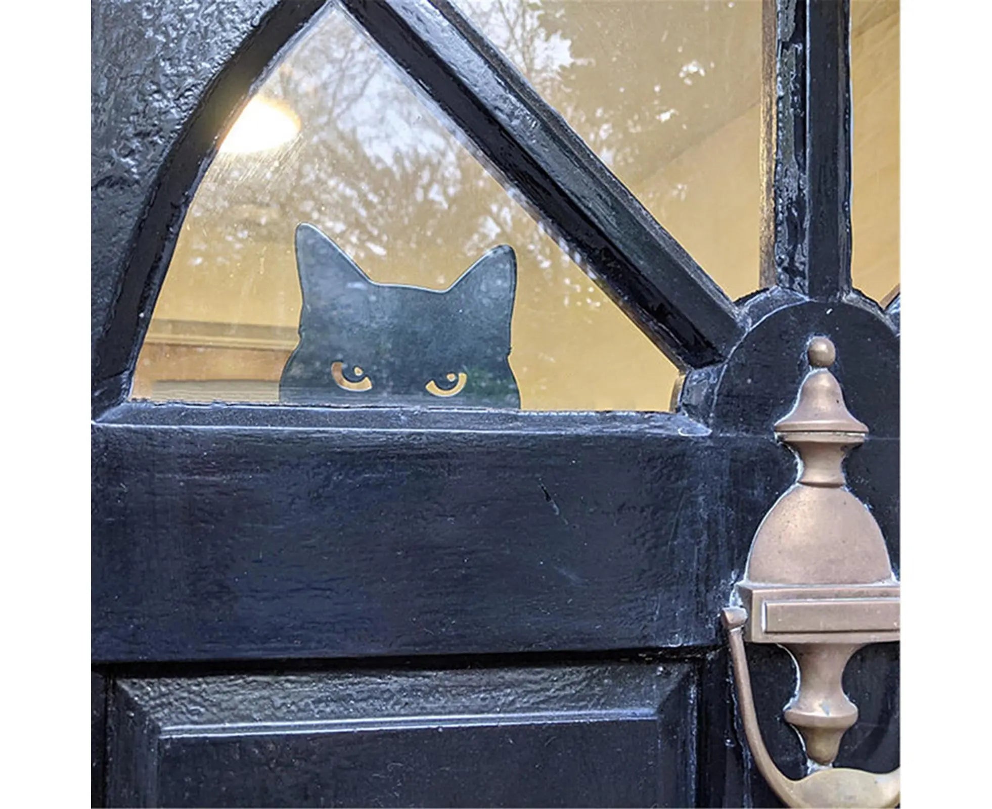 1 Set Garden Stake Peeping Cat Insert - A Wholesale Hub