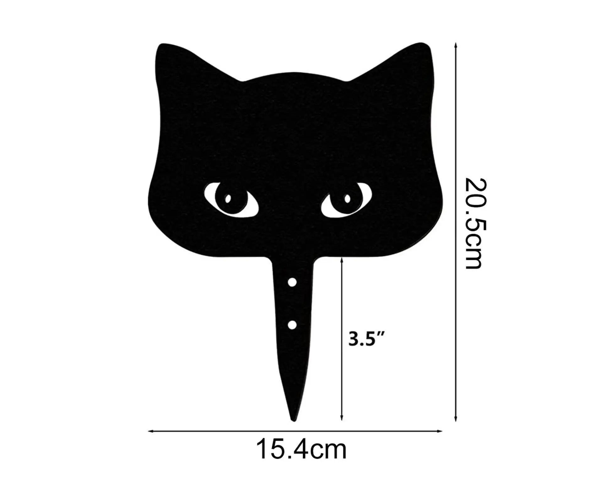 1 Set Garden Stake Peeping Cat Insert - A Wholesale Hub