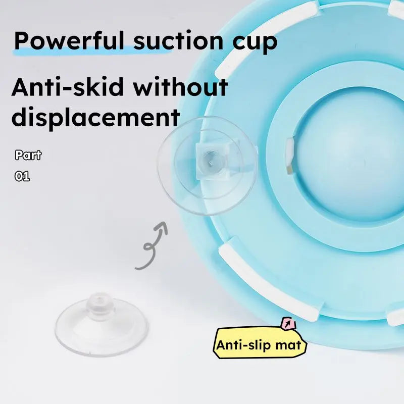 Pet Slow Feeder Bowl with Food Dispenser, Non-Slip, Universal Puzzle Feeder for Cats and Dogs - Yellow Wholesale Hub