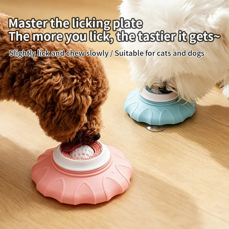 Slow Feeder Bowl for Pets, Non-Slip Puzzle Feeder for Cats and Dogs - Blue Wholesale Hub