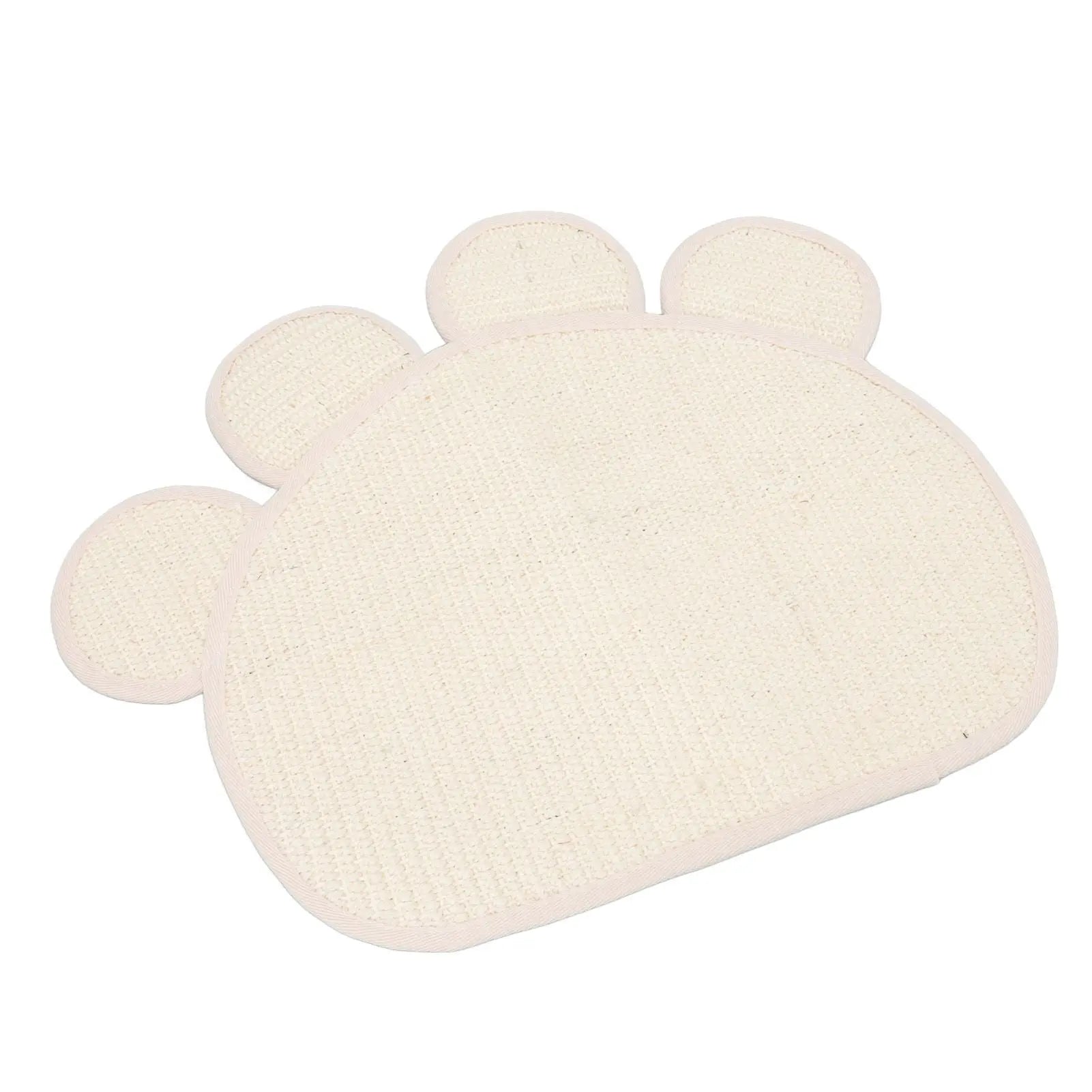 Sisal Cat Scratcher Mat Cute Shape Grinding Claw Protecting Furniture Cat Floor Scratching Pad for Cats Kittens Wholesale Hub