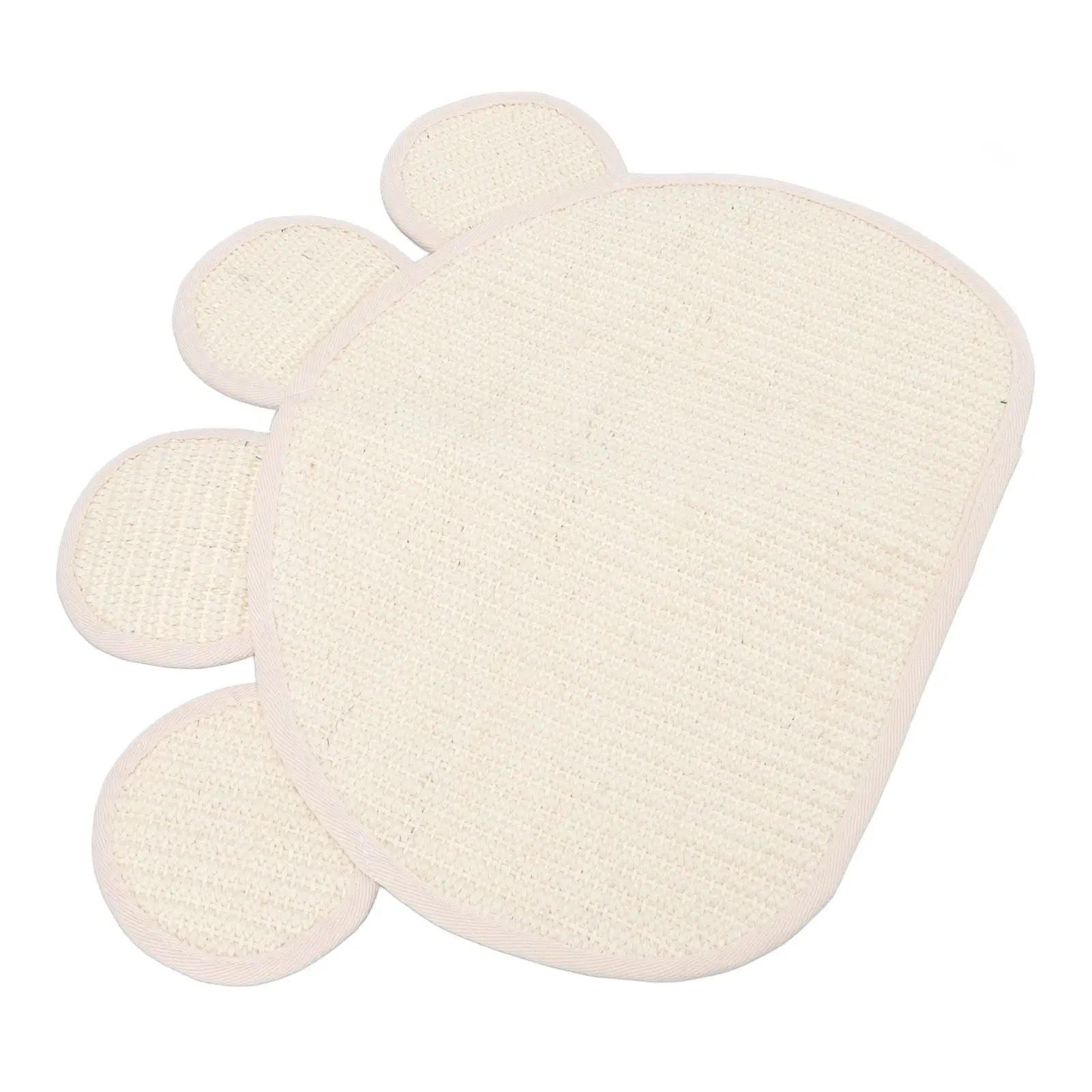 Sisal Cat Scratcher Mat Cute Shape Grinding Claw Protecting Furniture Cat Floor Scratching Pad for Cats Kittens Wholesale Hub