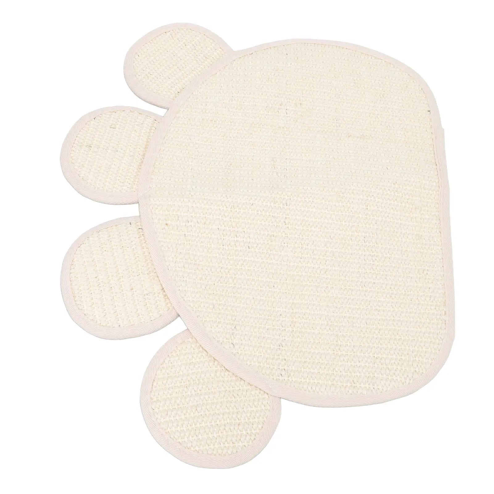 Sisal Cat Scratcher Mat Cute Shape Grinding Claw Protecting Furniture Cat Floor Scratching Pad for Cats Kittens Wholesale Hub
