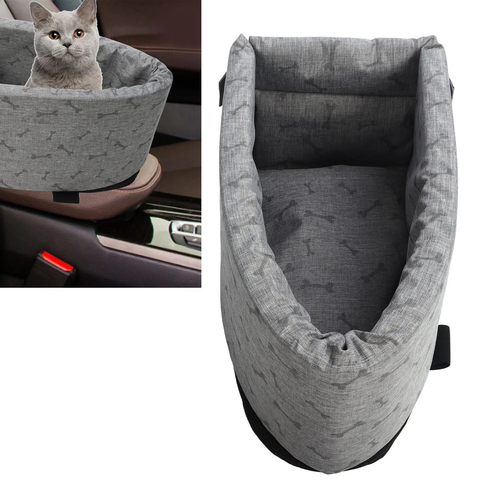 Pet Car Seat Wearproof Quick Installation Detachable Pet Console Seat for Small Dogs Cats Animals Wholesale Hub