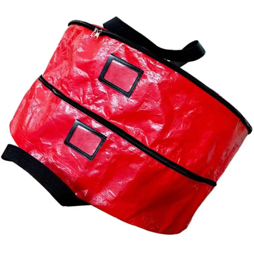 Double Layer Christmas Wreath Storage Bag Large Capacity Wreath Storage Container Wreath Storage Box with Dual Zippers and Handles Wholesale Hub