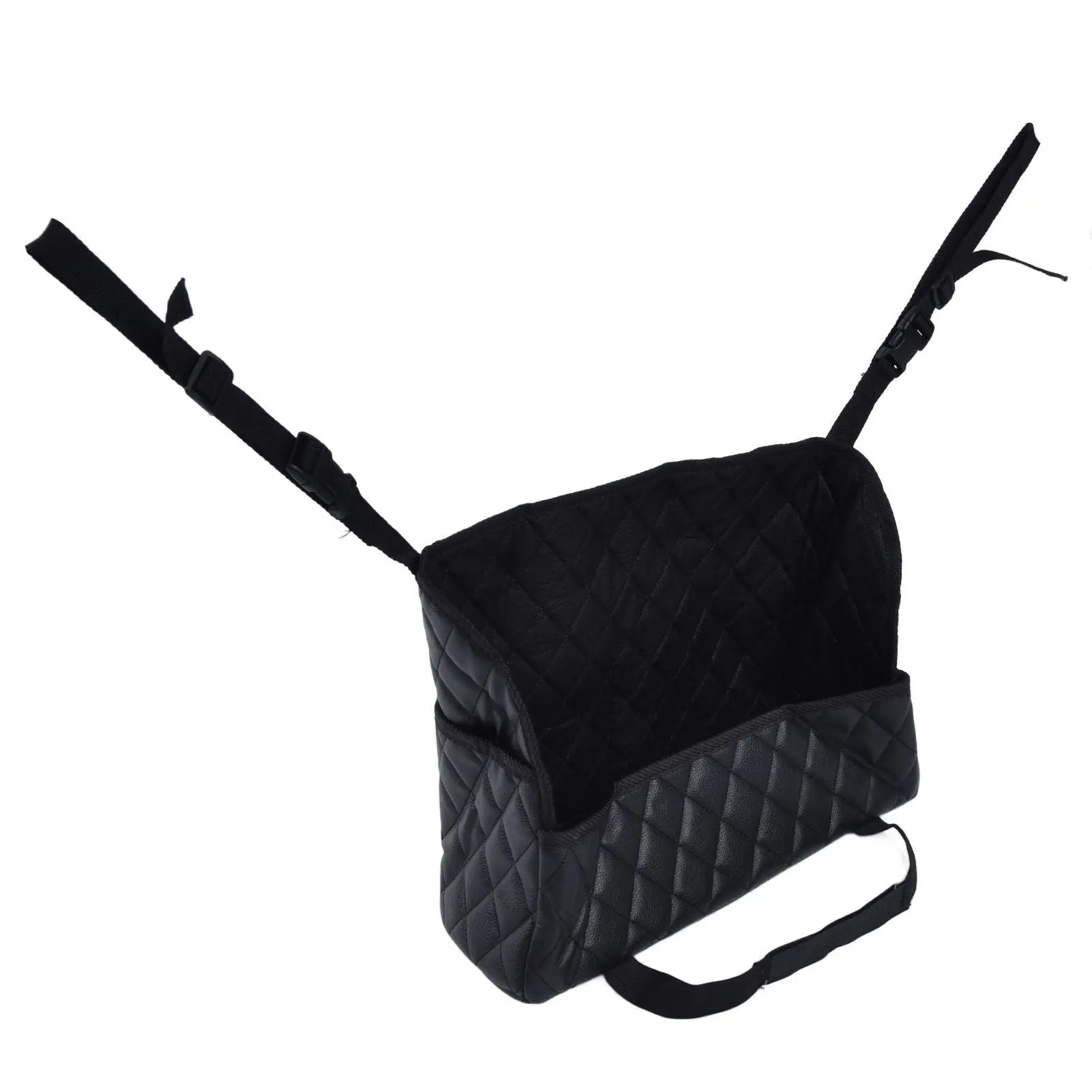 Rhombus Hanging Car Net Pocket Large Capacity Car Storage Bag Seat Bag Net Bag for Home Car Wholesale Hub