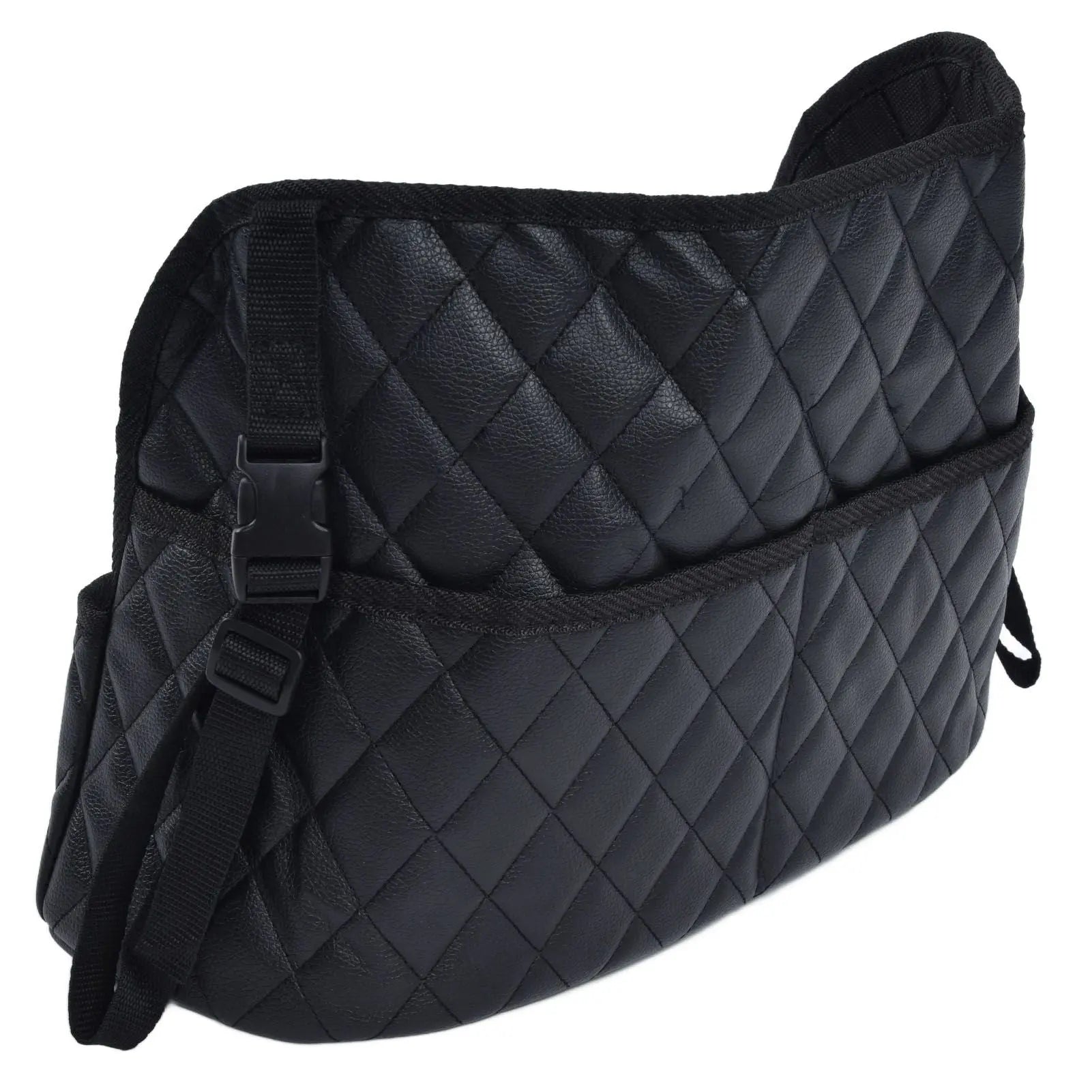 Rhombus Hanging Car Net Pocket Large Capacity Car Storage Bag Seat Bag Net Bag for Home Car Wholesale Hub