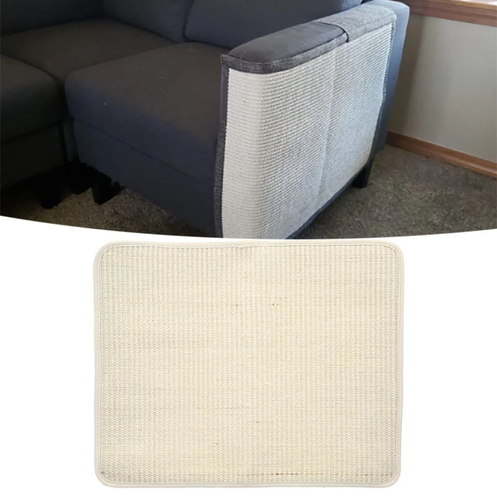 Cat Scratching Pad Natural Sisal Furniture Protector for Sofa Couch Armchair Furniture Wholesale Hub