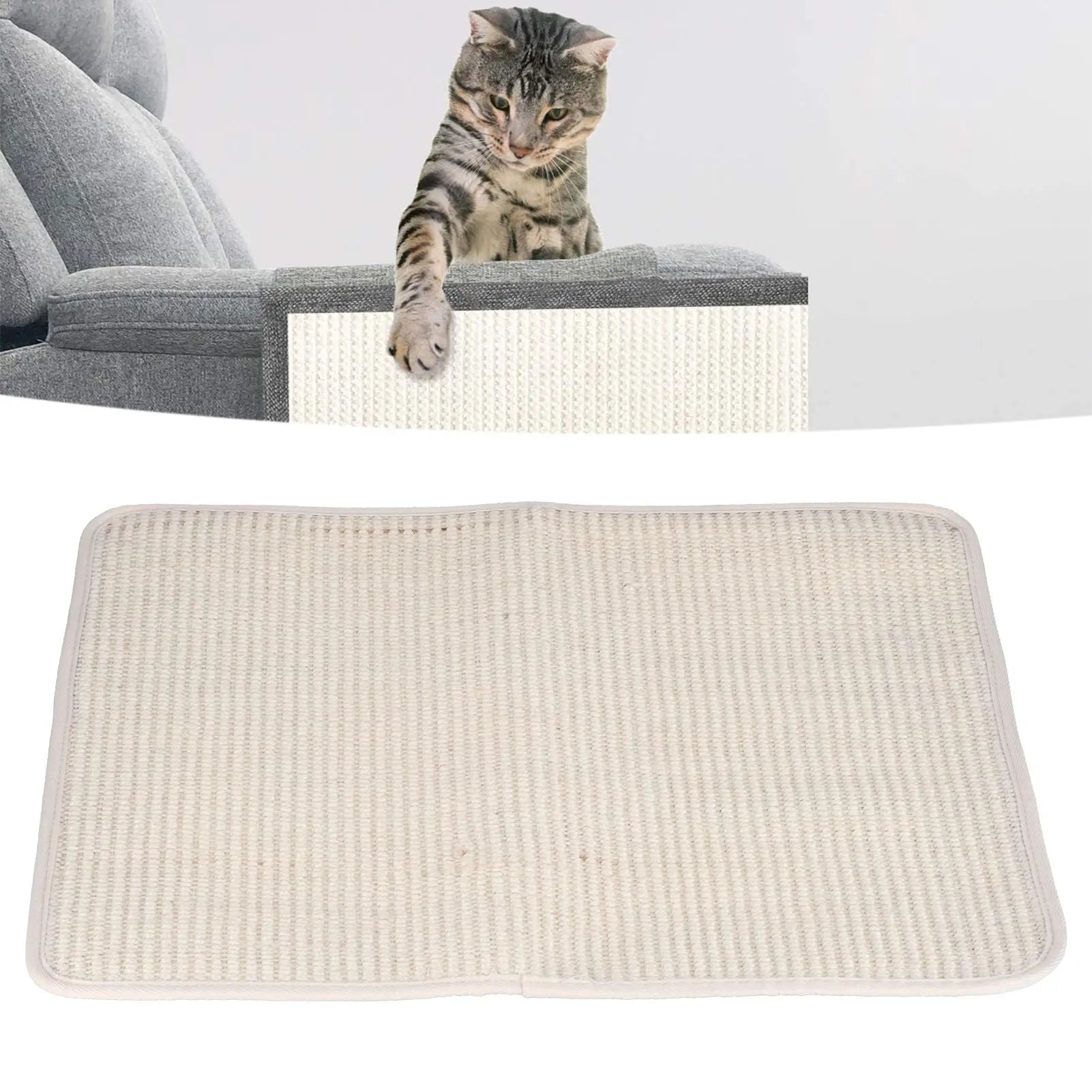 Cat Scratching Pad Natural Sisal Furniture Protector for Sofa Couch Armchair Furniture Wholesale Hub