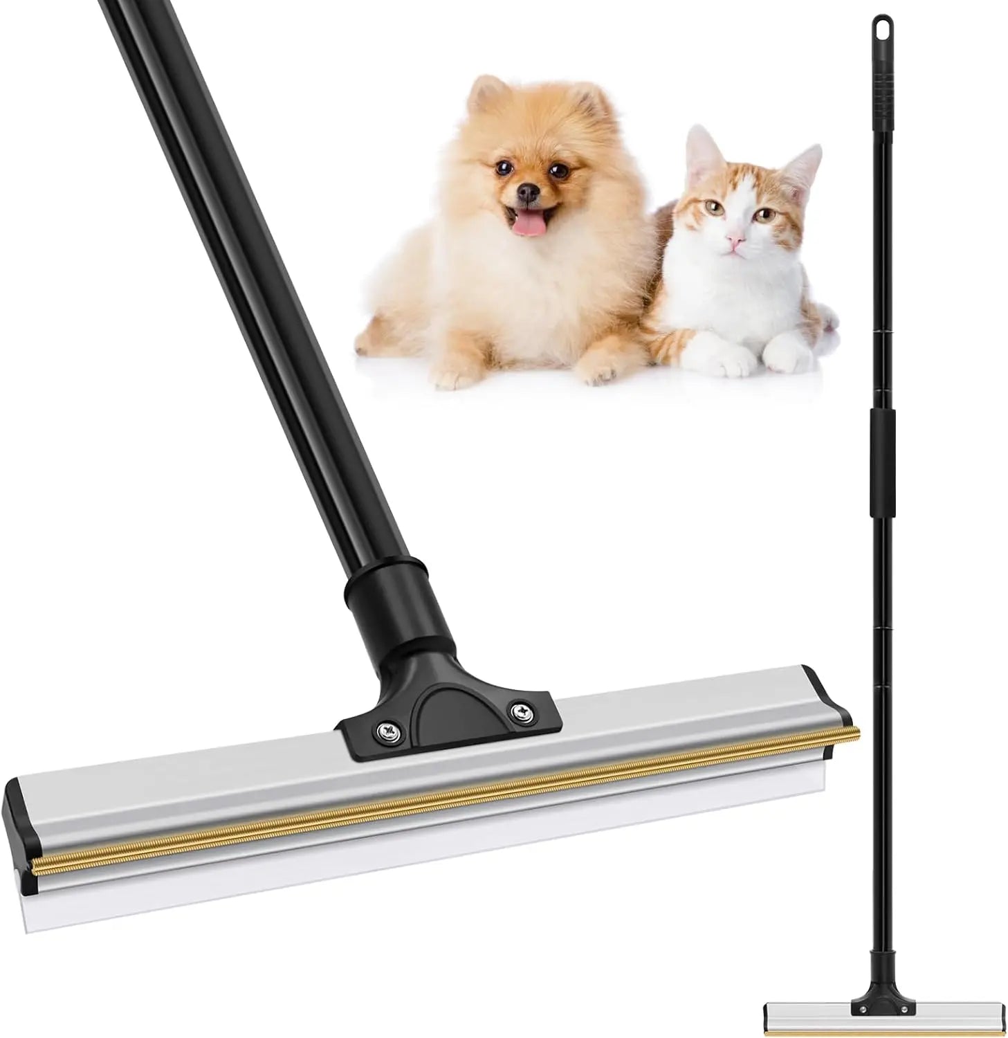 CARLA HOME Pet Hair Remover Broom with Long Handle, Reusable Fur & Lint Remover for Dog & Cat Hair Wholesale Hub