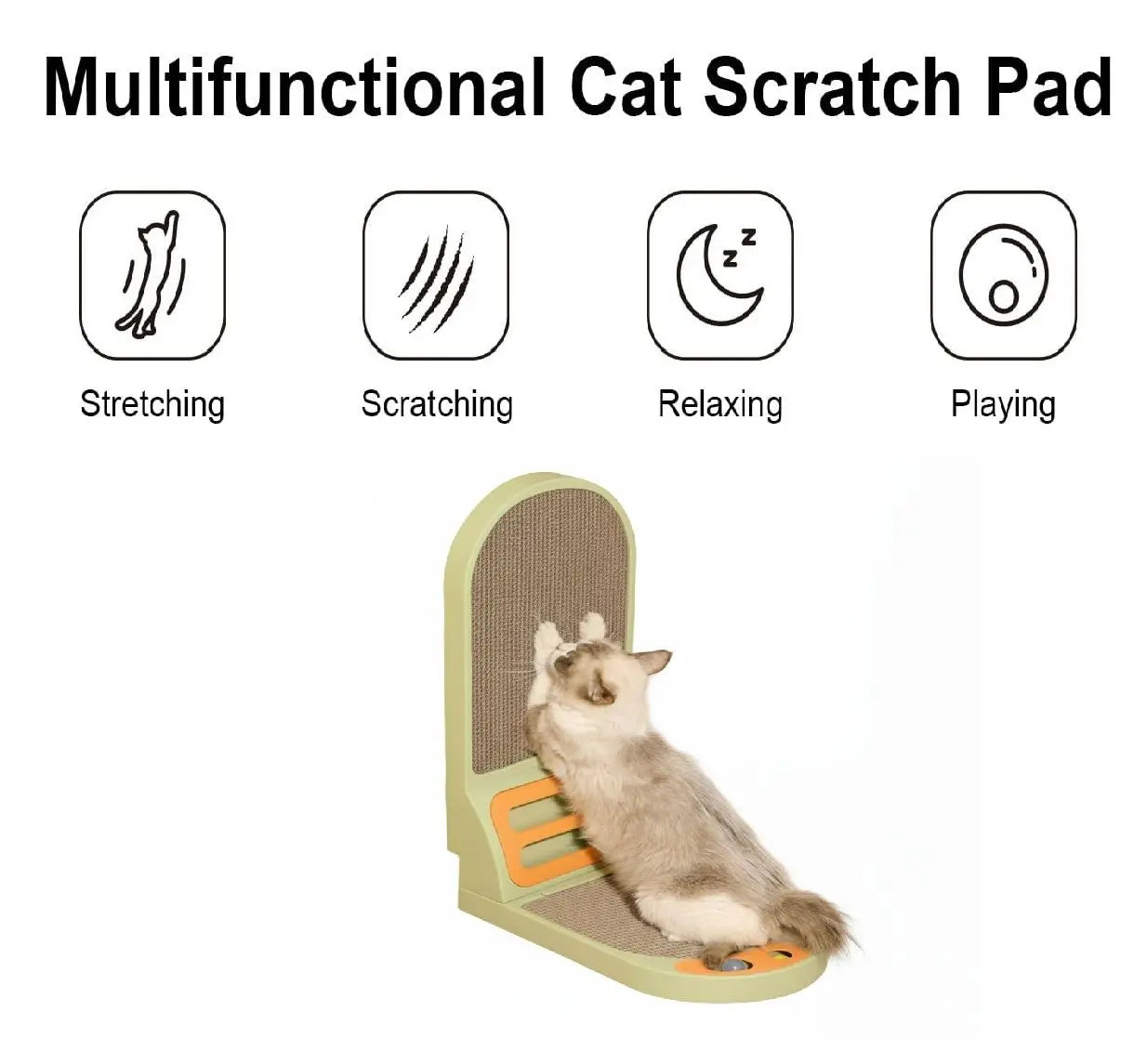 CARLA HOME Vertical Cat Scratching Board with Durable Cardboard for Indoor Cats Wholesale Hub