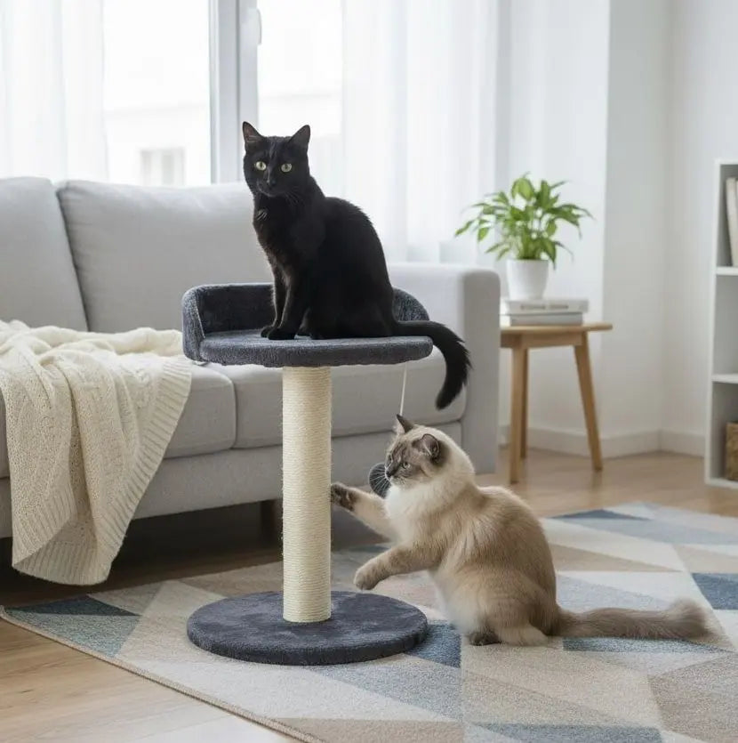 CARLA HOME Cat Tree Tower for Indoor Cats with Plush Perch, Sisal Scratching Post & Hanging Ball Toy for Kittens or Small Breeds Wholesale Hub