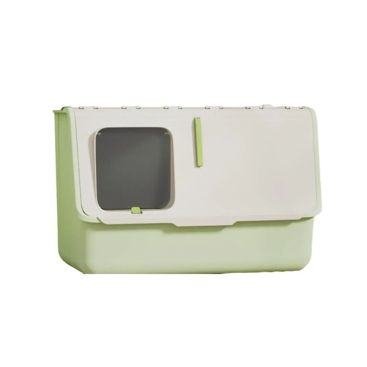 Large Fully Enclosed Cat Litter Box with Lid Odor Control Litter Pan for Cats - Yellow Wholesale Hub