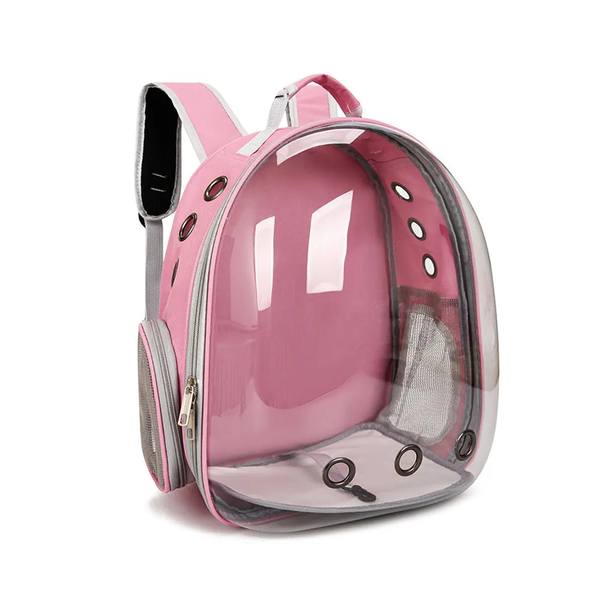 Pet Outdoor Carrier Backpack Cat Dog Puppy Travel Space Capsule Shoulder Bag - Black Wholesale Hub