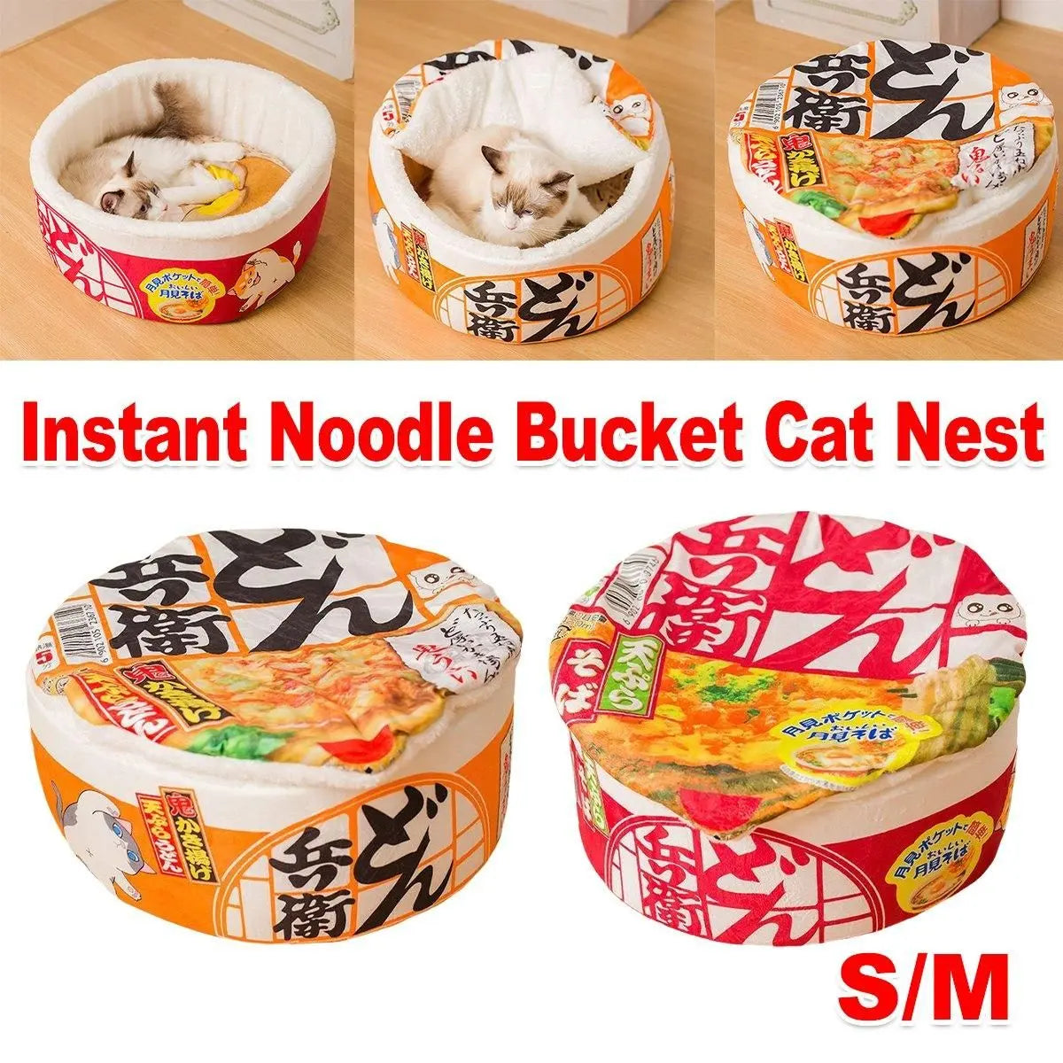 Insulated Winter Pet House Warm Bubble Bucket Dog Kennel Cat Shelter Indoor - Orange-M Wholesale Hub
