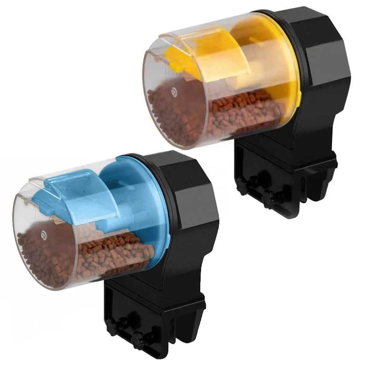 Intelligent Automatic Fish Feeder for Aquarium Large Capacity Timing Feeder - Yellow Wholesale Hub