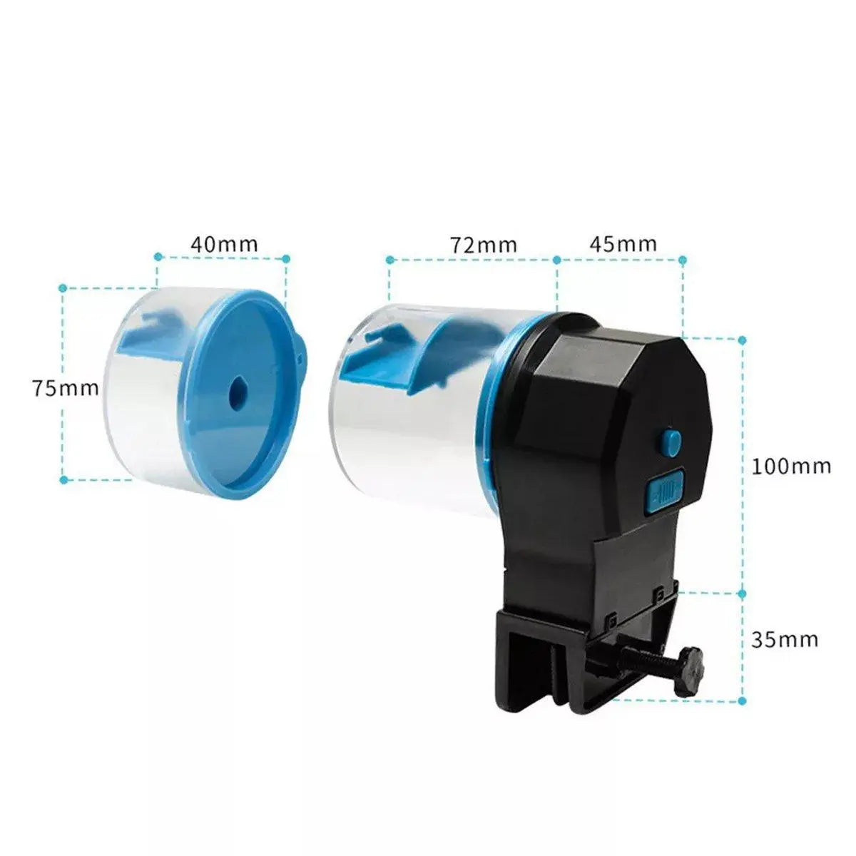 Intelligent Automatic Fish Feeder for Aquarium Large Capacity Timing Feeder - Yellow Wholesale Hub