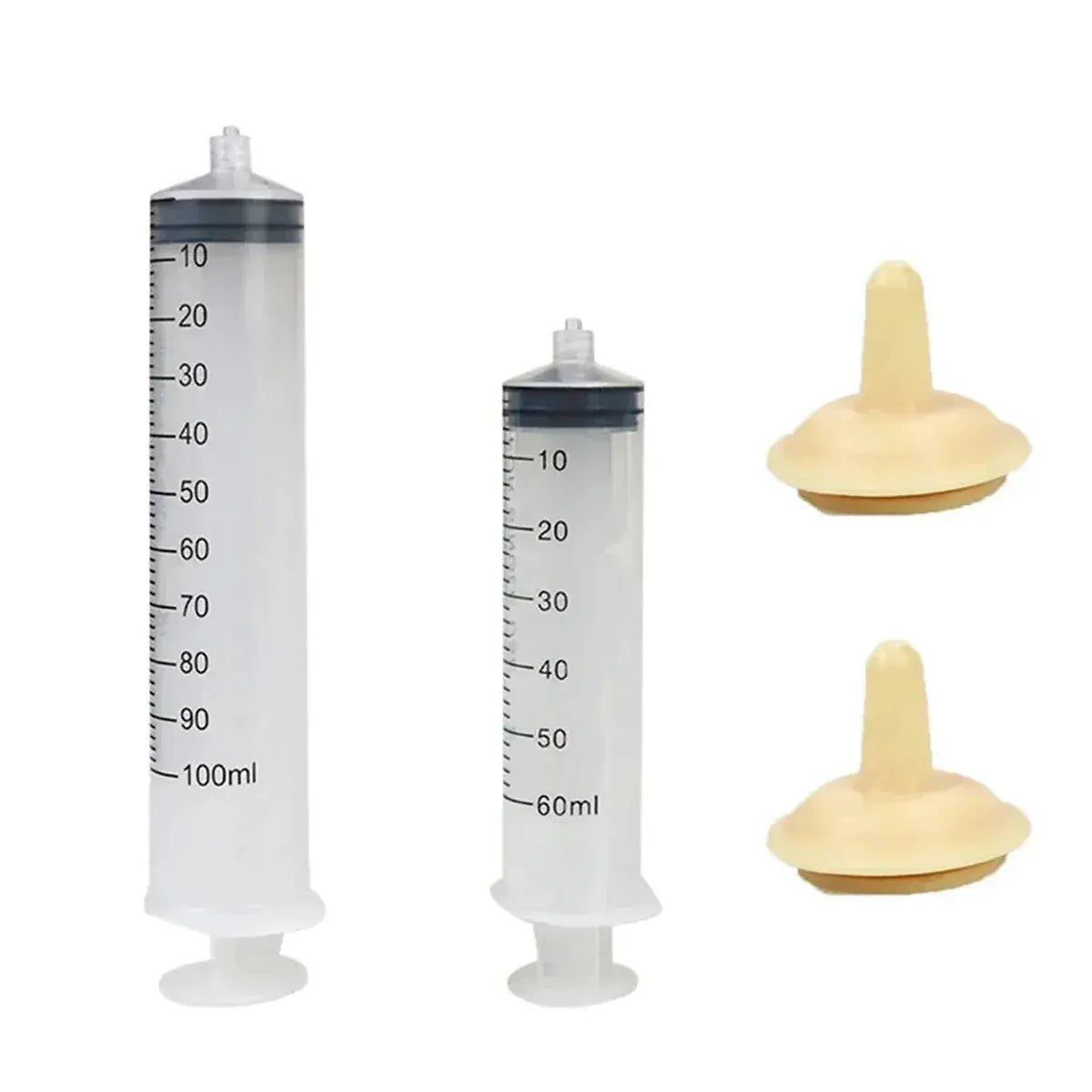 Kitten Puppy Pet Feeding Syringe Feeder Cat Dog Nursing Bottle with Pacifier - L-4PCS Wholesale Hub
