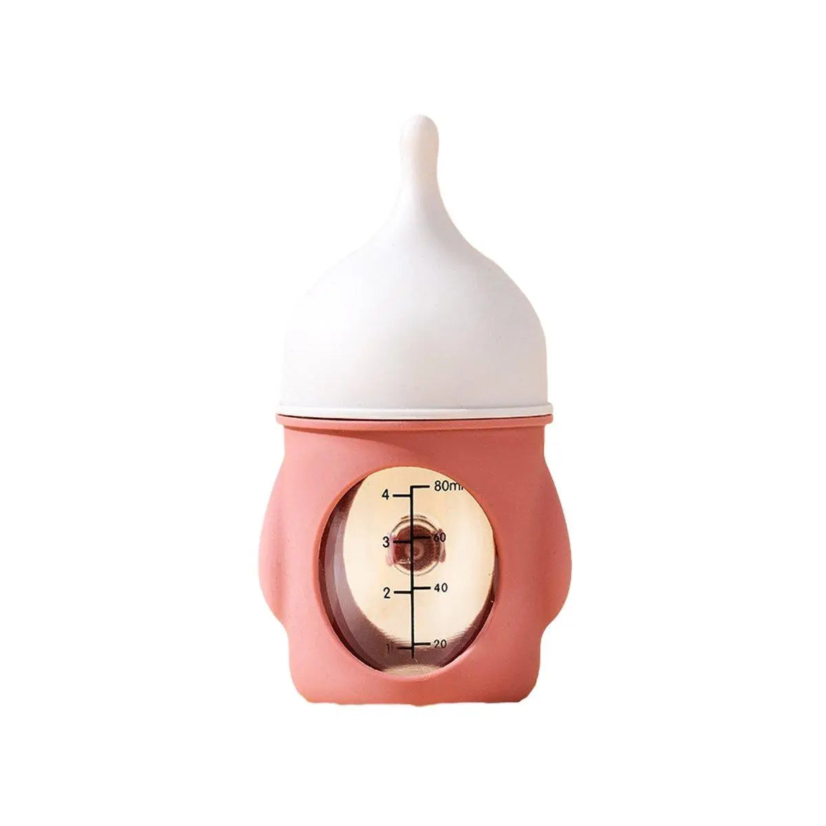 Silicone Pet Milk Feeding Bottle with Scale for Small Puppies and Kittens 20ml 80ml - 80ml-Blue Wholesale Hub