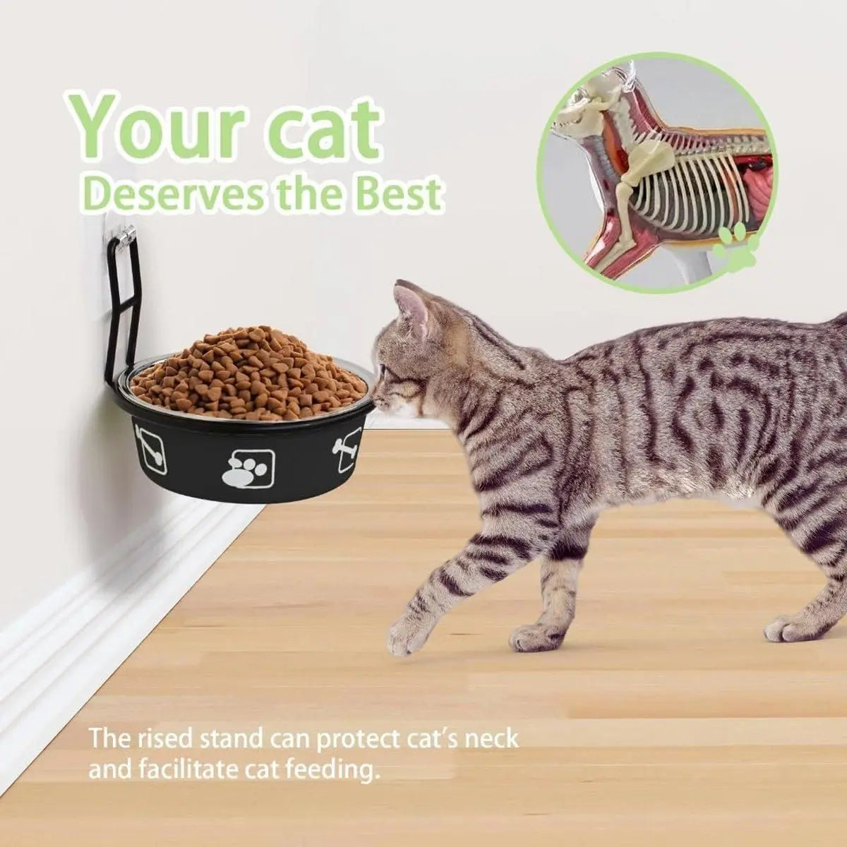 Stainless Steel Pet Bowl Hanging Cat Food Water Bowl Durable for Dogs and Cats - Red-12cm Wholesale Hub