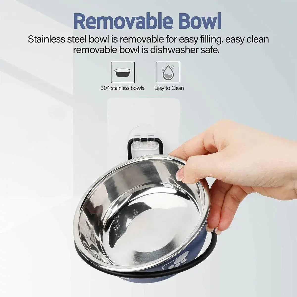 Stainless Steel Pet Bowl Hanging Cat Food Water Bowl Durable for Dogs and Cats - Red-12cm Wholesale Hub