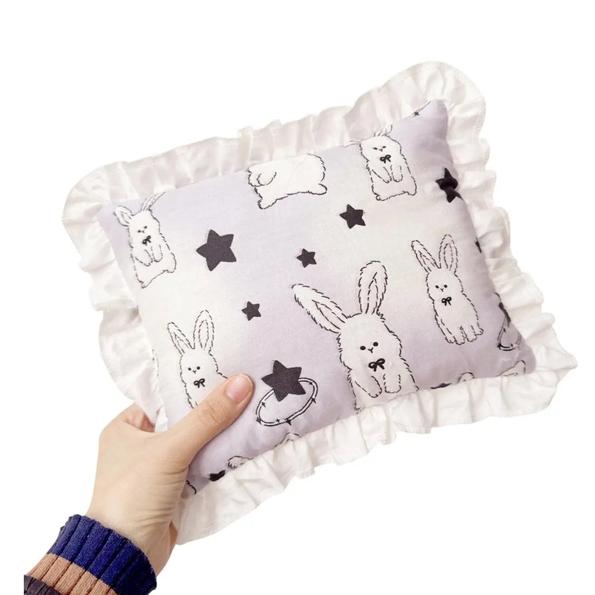 Lace Cat Pillow Soft Pet Cushion for Sleeping Comfortable Kitty Bed Cushion - White Strawberry Wholesale Hub