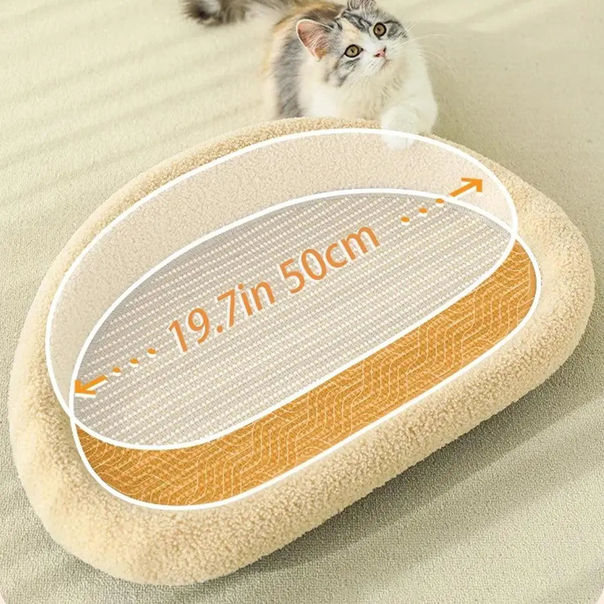 Large Cat Scratching Board Sofa Scratch Resistant Nest for Cats and Kittens - Green Wholesale Hub
