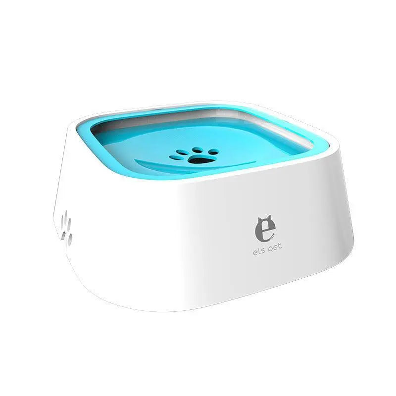 1.5L Pet Water Bowl No-Spill Design Slow Drinking Feeder with Non-Slip Base - Pink Wholesale Hub