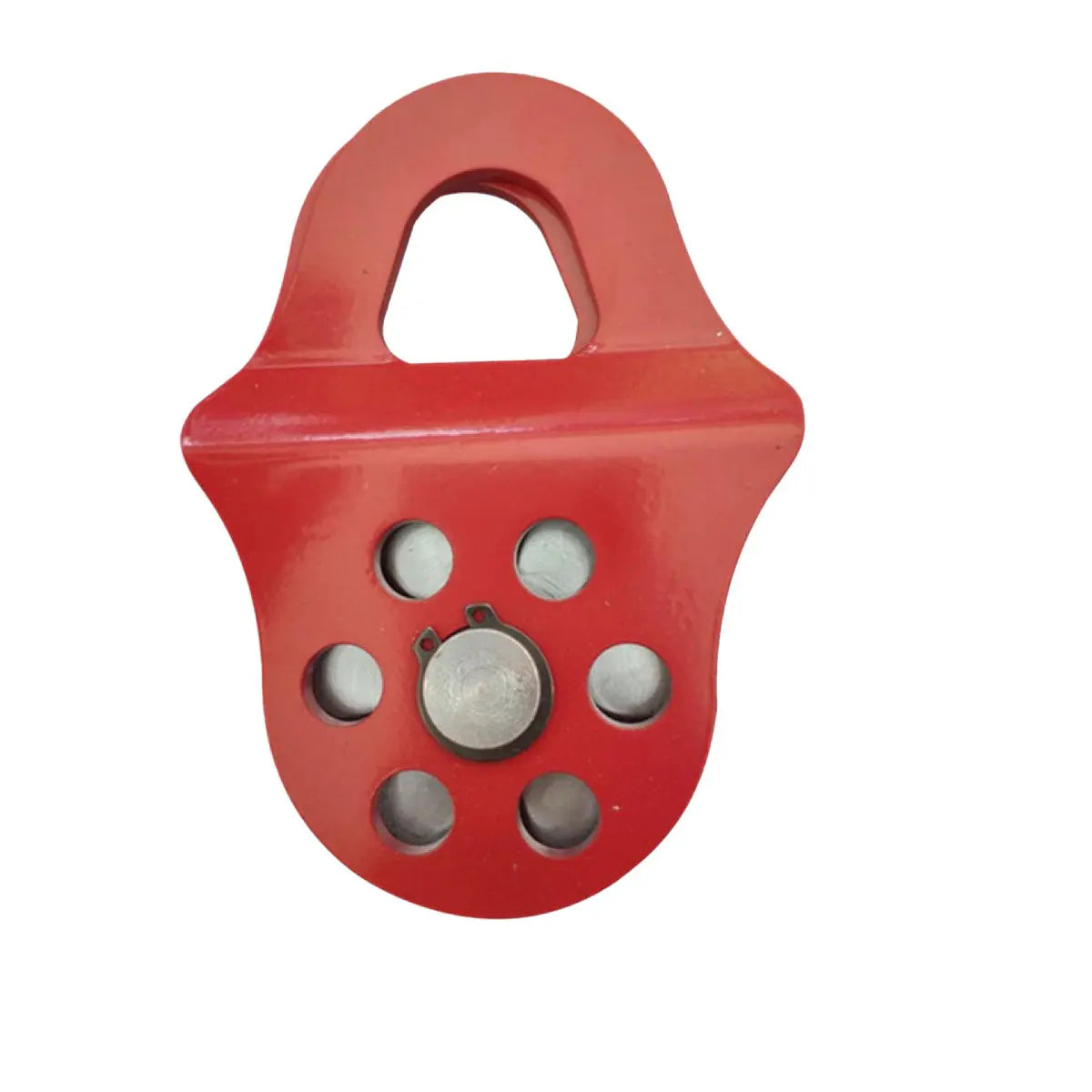Off Road Recovery Winch Pulley Snatch Block Tackle Tow Hook Accessory Heavy Duty - Red Wholesale Hub